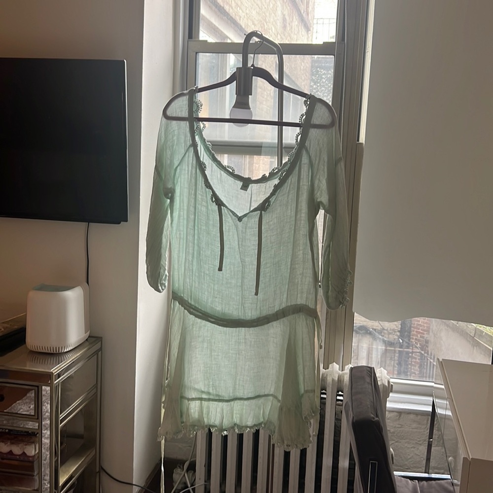 Sunday Tropez green cover up